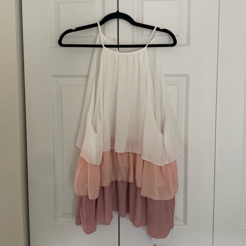 SHEIN new with tags tiered sleeveless blouse